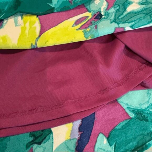 NWT Lane Bryant Sleeveless Dress Purple Floral Drawstring Waist Size 18 / 20 - Picture 8 of 12